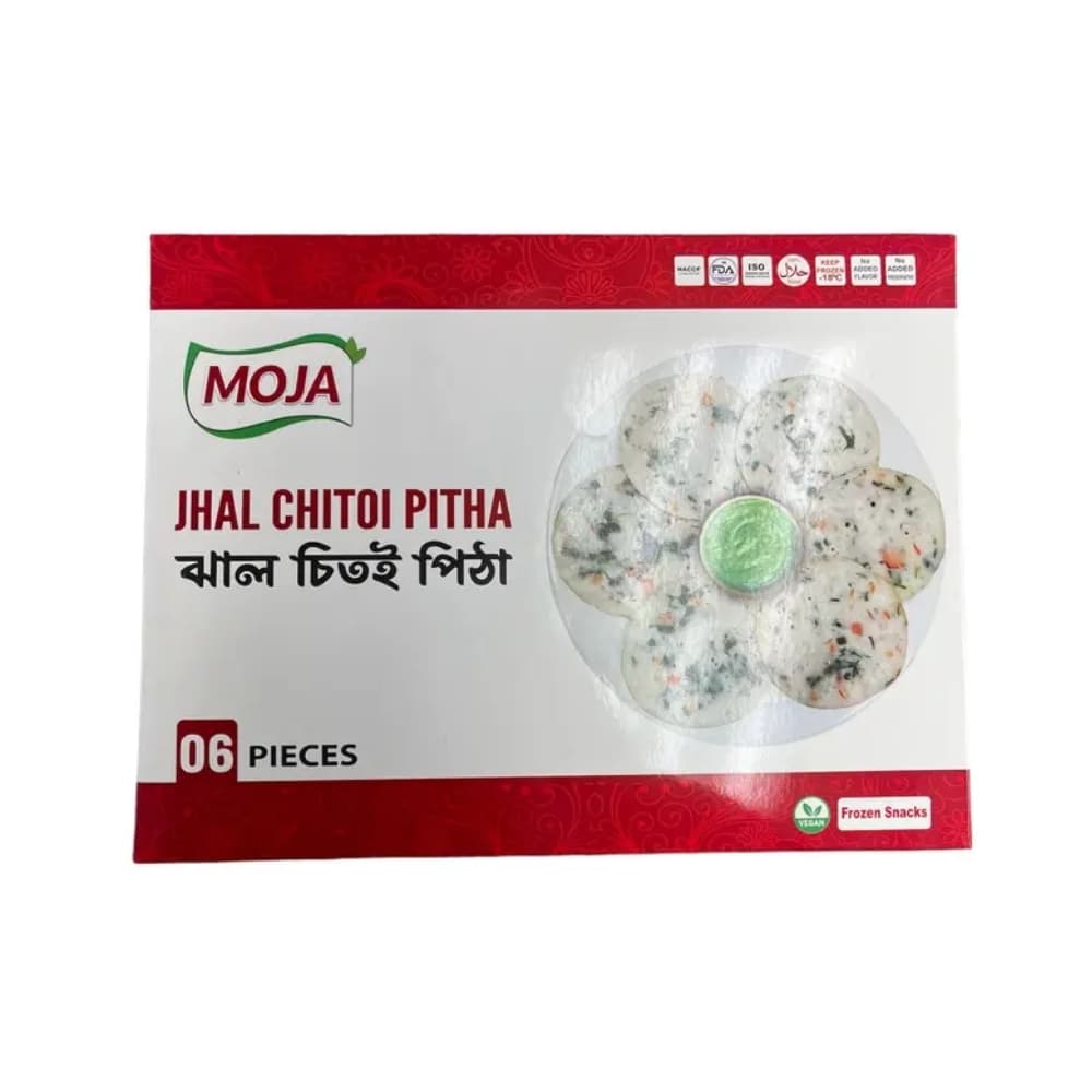 Moja Jhal Chitoi Pitha 300gm — Frozen Snacks